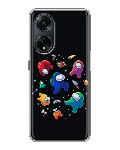 Чохол для OPPO A98 з картинкою «Among Us космос» Чохол для OPPO A98 з картинкою «Among Us космос»