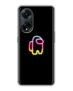 Чохол для OPPO A98 з картинкою «Among Us градієнт»
