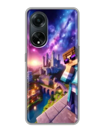Чохол для OPPO A98 з картинкою «Стів та космос»