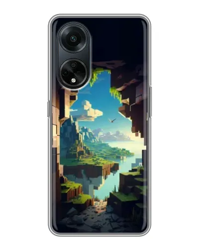 Чохол для OPPO A98 з картинкою «Вид з печери»