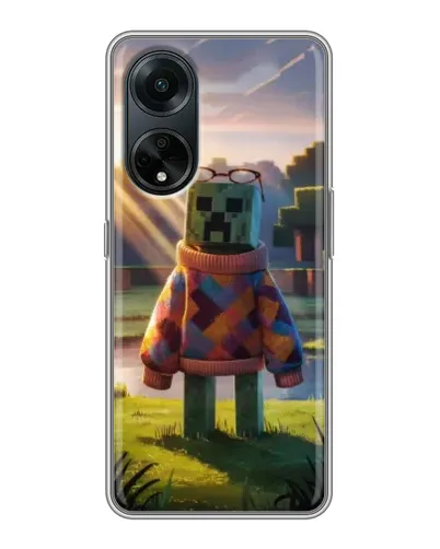 Чохол для OPPO A98 з картинкою «Кріпер у светрі»