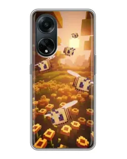 Чохол для OPPO A98 з картинкою «Поле соняшників»