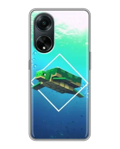 Чохол для OPPO A98 з картинкою «Черепаха Minecraft» Чохол для OPPO A98 з картинкою «Черепаха Minecraft»