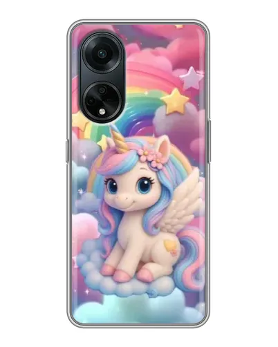 Чохол для OPPO A98 з картинкою «Маленький єдиноріг»