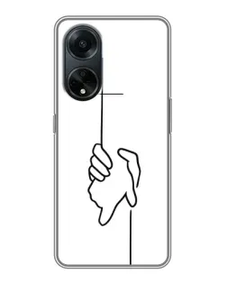Чохол для OPPO A98 з картинкою «Рука тримає» Чохол для OPPO A98 з картинкою «Рука тримає»