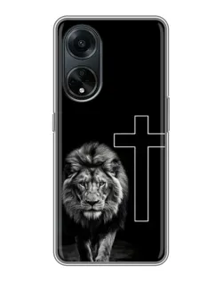 Чохол для OPPO A98 з картинкою «Лев та Хрест» Чохол для OPPO A98 з картинкою «Лев та Хрест»