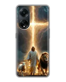Чохол для OPPO A98 з картинкою «Лев Юди та Світло» Чохол для OPPO A98 з картинкою «Лев Юди та Світло»