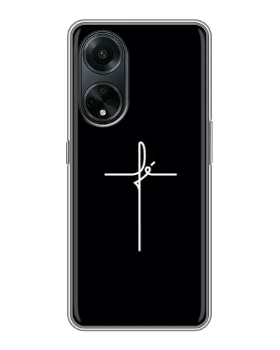 Чехол для OPPO A98 с картинкой «Тонкий крест» Чехол для OPPO A98 с картинкой «Тонкий крест»