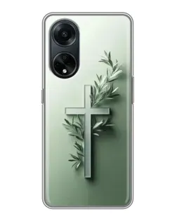 Чехол для OPPO A98 с картинкой «Оливковая ветвь» Чехол для OPPO A98 с картинкой «Оливковая ветвь»