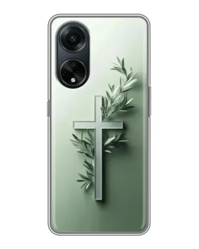 Чехол для OPPO A98 с картинкой «Оливковая ветвь» Чехол для OPPO A98 с картинкой «Оливковая ветвь»