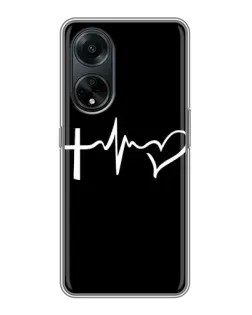 Чехол для OPPO A98 с картинкой «Пульс веры» Чехол для OPPO A98 с картинкой «Пульс веры»