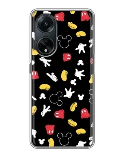 Чохол для OPPO A98 з картинкою «Графічний принт лапок»