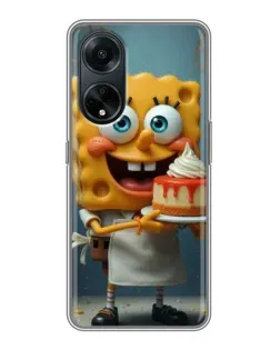 Чохол для OPPO A98 з картинкою «Кухар Спанч Боб»