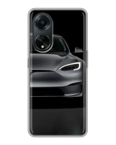 Чохол для OPPO A98 з картинкою «Tesla Model S Look»