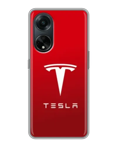 Чохол для OPPO A98 з картинкою «Tesla Red Classic»