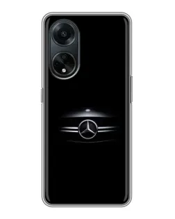 Чохол для OPPO A98 з картинкою «Mercedes — абстрактні лінії»