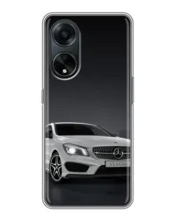Чохол для OPPO A98 з картинкою «Mercedes AMG GT Silver»