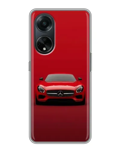 Чохол для OPPO A98 з картинкою «Червоний Mercedes AMG»