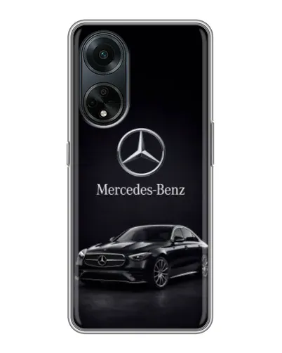 Чохол для OPPO A98 з картинкою «Mercedes — решітка радіатора»