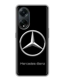 Чохол для OPPO A98 з картинкою «Mercedes Silver Logo»