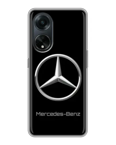 Чохол для OPPO A98 з картинкою «Mercedes Silver Logo»