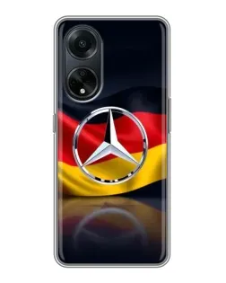 Чохол для OPPO A98 з картинкою «Mercedes — прапор Німеччини»