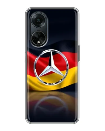 Чохол для OPPO A98 з картинкою «Mercedes — прапор Німеччини»