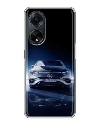 Чохол для OPPO A98 з картинкою «Нічний Mercedes EQ»