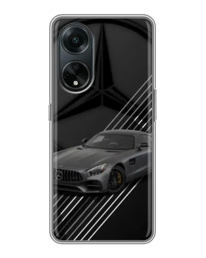 Чохол для OPPO A98 з картинкою «Mercedes AMG — графіка»
