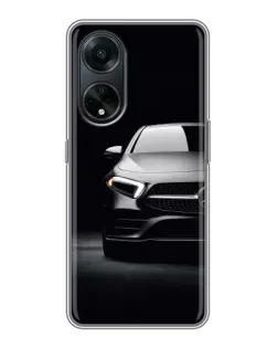 Чохол для OPPO A98 з картинкою «Світло фар Mercedes»