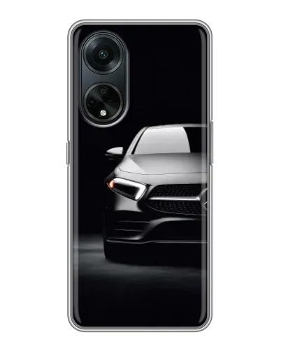 Чохол для OPPO A98 з картинкою «Світло фар Mercedes»