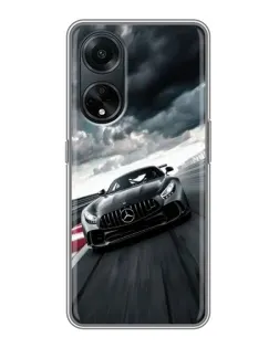 Чохол для OPPO A98 з картинкою «Гоночний Mercedes AMG»