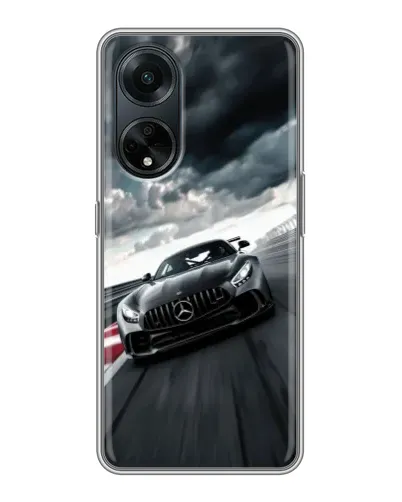 Чохол для OPPO A98 з картинкою «Гоночний Mercedes AMG»