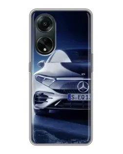 Чохол для OPPO A98 з картинкою «Mercedes EQ — майбутнє»