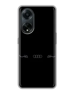 Чохол для OPPO A98 з картинкою «Audi — світловий підпис»
