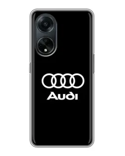Чохол для OPPO A98 з картинкою «Класичне лого Audi»