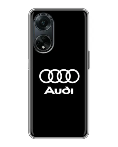 Чохол для OPPO A98 з картинкою «Класичне лого Audi»