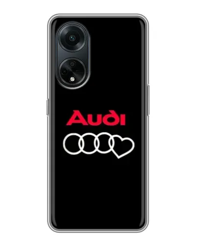 Чохол для OPPO A98 з картинкою «Логотип Audi Heart»