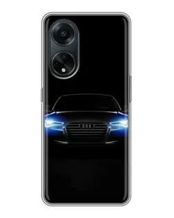 Чохол для OPPO A98 з картинкою «Audi в неоні»