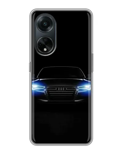Чохол для OPPO A98 з картинкою «Audi в неоні»