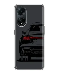 Чохол для OPPO A98 з картинкою «Задня частина Audi — арт»