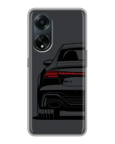 Чохол для OPPO A98 з картинкою «Задня частина Audi — арт»