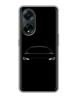 Чохол для OPPO A98 з картинкою «Погляд Audi у темряві»