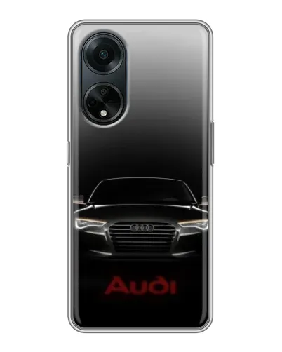 Чохол для OPPO A98 з картинкою «Audi — градієнтний контур»