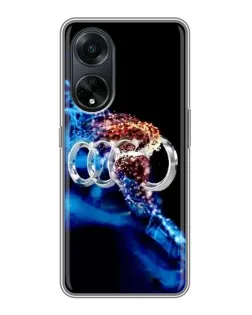 Чохол для OPPO A98 з картинкою «Енергія лого Audi»