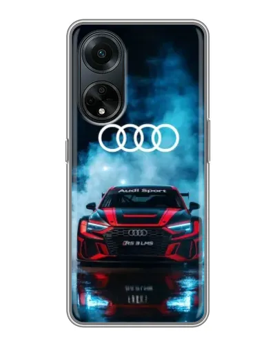 Чохол для OPPO A98 з картинкою «Audi Sport — неон»