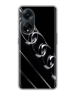 Чохол для OPPO A98 з картинкою «Audi — абстрактні кільця»