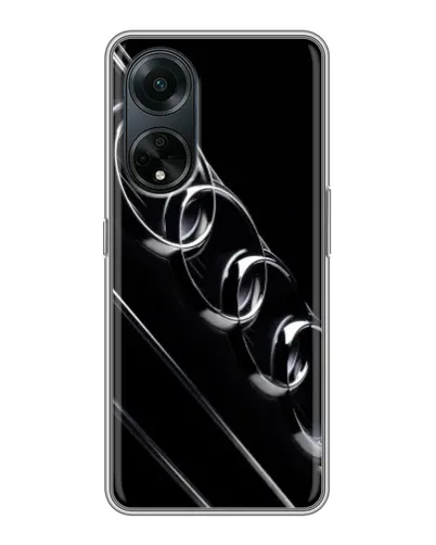 Чохол для OPPO A98 з картинкою «Audi — абстрактні кільця»