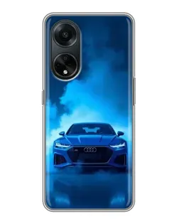 Чохол для OPPO A98 з картинкою «Audi — блакитна енергія»
