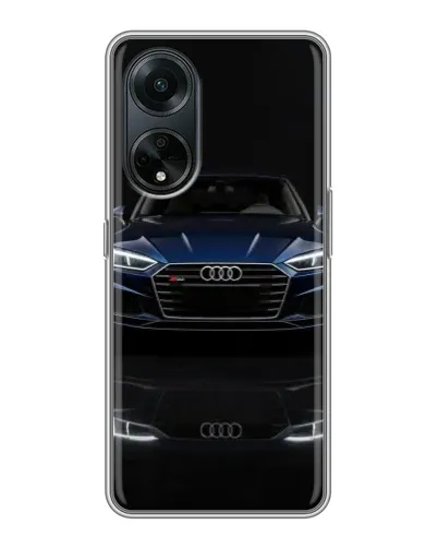 Чохол для OPPO A98 з картинкою «Audi — нічне відображення»